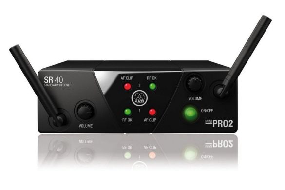 Вокальна радіосистема із двома ручними мікрофонами AKG WMS40 Mini2 Vocal Set BD US25B/D 3350X00060 фото