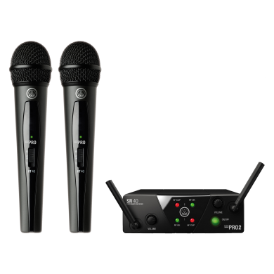 Вокальна радіосистема із двома ручними мікрофонами AKG WMS40 Mini2 Vocal Set BD US25A/C 3350X00050 фото