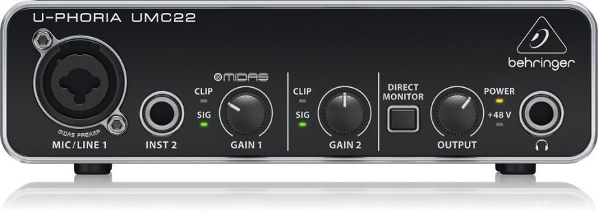 Звуковая карта BEHRINGER UMC22 87052 фото