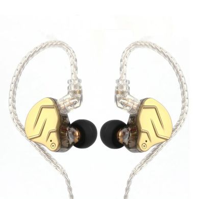 Гібридні вакуумні навушники KZ Audio ZSN PRO X GOLD NO MIC 86882 фото