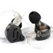 Гібридні внутрішньоканальні навушники KZ Audio ZAX BLACK NO MIC