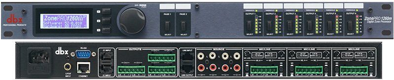 Цифровий зонний процесор dbx ZonePro 1260m DBX1260MV-EU фото