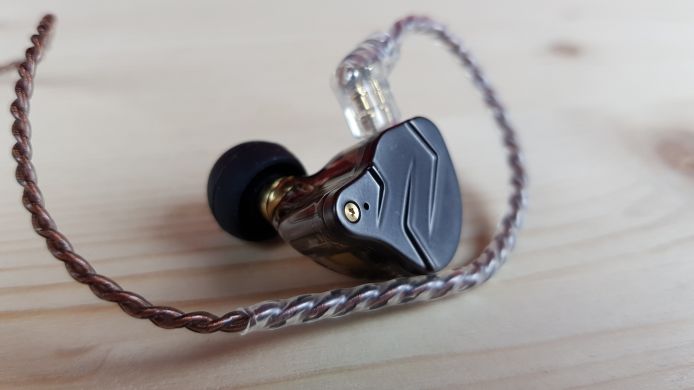 Гібридні вакуумні навушники KZ Audio ZSN PRO GREY MIC 86094 фото