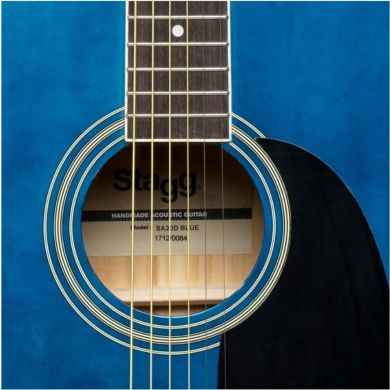 Акустична гітара STAGG G SA20D BLUE 86583 фото