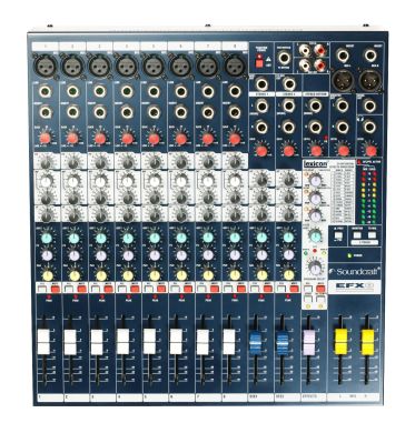 Аналоговий пульт мікшерний SOUNDCRAFT EFX8-UK SCR-E535000000UK фото