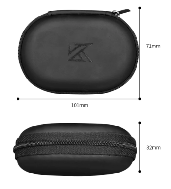 Чохол для навушників KZ Earphone Cases Elliptical Case 86407 фото