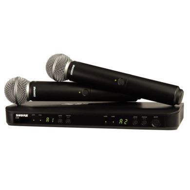 Радіосистема із двома ручними мікрофонами SHURE BLX288E/SM58-M17 78070 фото