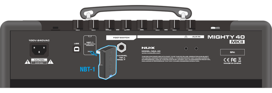 Гітарний комбопідсилювач NUX Mighty 40 MKII 88027 фото