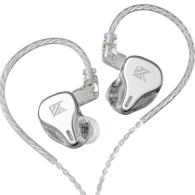 Вакуумні навушники KZ Audio DQ6 SILVER NO MIC 88280 фото