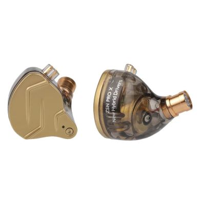Гібридні вакуумні навушники KZ Audio ZSN PRO X GOLD MIC 86883 фото