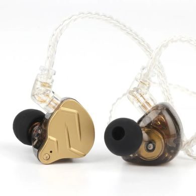 Гібридні вакуумні навушники KZ Audio ZSN PRO X GOLD MIC 86883 фото