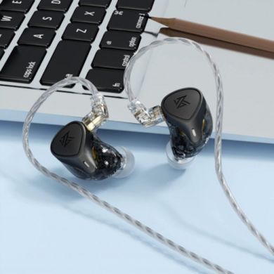 електростатичні гібридні навушники KZ Audio ZEX PRO BLACK NO MIC 86107 фото