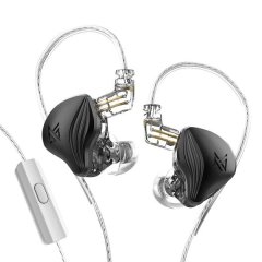 Електростатичні гібридні навушники KZ Audio ZEX BLACK MIC 86106 фото