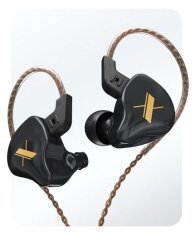 Вакуумні навушники KZ Audio EDX BLACK NO MIC 86098 фото