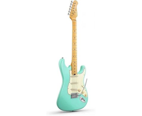 Donner Music DST-600 Electric Guitar-surf green EC6801 87591 фото