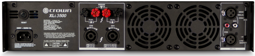 Підсилювач потужності Crown Audio XLi3500 NXLI3500-34-EU фото