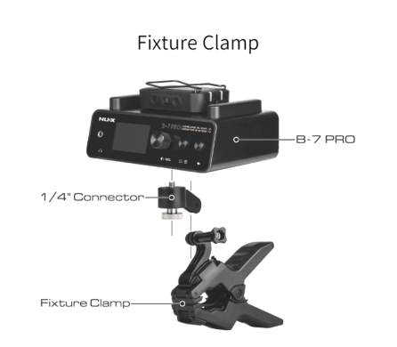 Система ушного мониторинга NUX B-7Pro( plus Fixture Clamp) 88080 фото