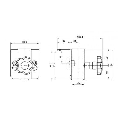 Лестница для подиума Alustage SCD 02 87281 фото